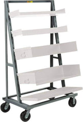 Little Giant - 24" Wide x 67" High x 40" Deep, Adjustable Tray Truck - 2,000 Lb Capacity - Apex Tool & Supply