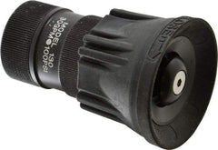 Made in USA - 3/4" Hose Diam GHT Constant Flow Hose Nozzle - 30 Max GPM, Polyurethane, 100 psi - Apex Tool & Supply