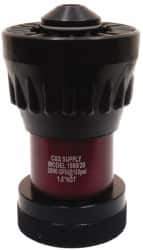 Made in USA - 1-1/2" Hose Diam NST Adjustable Fog Hose Nozzle - 90 Max GPM, Polyurethane, 100 psi - Apex Tool & Supply