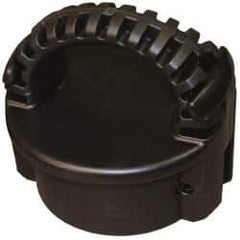 Made in USA - 4" Thread Hydrant Safety Bump Cap - Polyurethane - Apex Tool & Supply