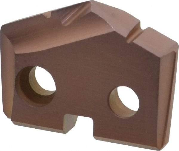 Allied Machine and Engineering - 23/32" Diam x 5/32" Thick, Seat Code 1, 132° Included Angle Spade Drill Insert - AM200 Coated, Cobalt, Grade Super Cobalt, Series GEN2 T-A - Apex Tool & Supply