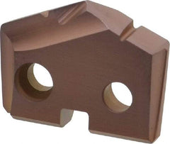 Allied Machine and Engineering - 23/32" Diam x 5/32" Thick, Seat Code 1, 132° Included Angle Spade Drill Insert - AM200 Coated, Cobalt, Grade Super Cobalt, Series GEN2 T-A - Apex Tool & Supply
