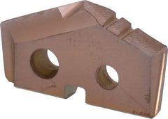 Allied Machine and Engineering - 15/16" Diam x 5/32" Thick, Seat Code 1, 132° Included Angle Spade Drill Insert - AM200 Coated, Cobalt, Grade Super Cobalt, Series GEN2 T-A - Apex Tool & Supply