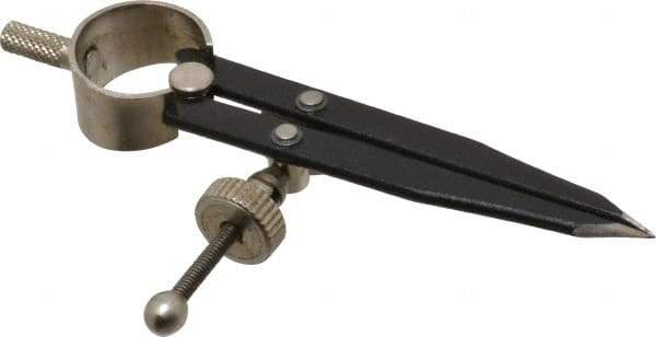 SPI - 3 Inch Leg, Spring Joint, Steel, Powder Coated, Divider - 3 Inch Max Measurement, with Quick Nut Adjustment - Apex Tool & Supply