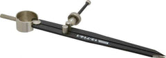 SPI - 6 Inch Leg, Spring Joint, Steel, Powder Coated, Divider - 6 Inch Max Measurement, with Quick Nut Adjustment - Apex Tool & Supply