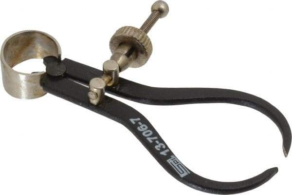 SPI - 3 Inch Leg, Spring Joint, Steel, Powder Coated, Outside Caliper - 3 Inch Max Measurement, with Quick Nut Adjustment - Apex Tool & Supply