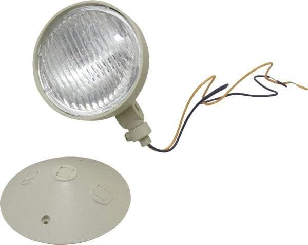 Mule - 1 Head, 12 VDC, Polycarbonate, Incandescent Remote Emergency Lighting Head - 25 Watt, Battery Not Included - Apex Tool & Supply