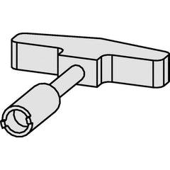 Kennametal - T-Handle Driver for Indexable Tools - Coolant Supply Unit Compatible, Series HSK - Apex Tool & Supply