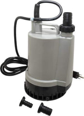 Value Collection - 1/6 hp, 120 Amp Rating, 120 Volts, Full-On Operation, Submersible Pump - Plastic Housing - Apex Tool & Supply