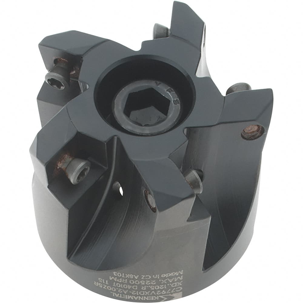 Kennametal - 2" Cut Diam, 3/4" Arbor Hole Diam, Indexable Square-Shoulder Face Mill - Apex Tool & Supply
