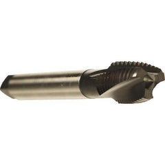 Emuge - M20x2.50 Metric 3 Flute 6HX Plug Spiral Flute Tap - Cobalt, Oxide Finish, 140mm OAL, Left Hand Flute, Right Hand Thread, Series Rekord C - Apex Tool & Supply