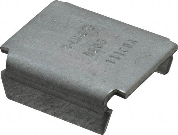 Cooper B-Line - Zinc Plated Carbon Steel Strut Channel End Cap - 1/2" Bolt, Used with Cooper B Line B22 Channel & Strut - Apex Tool & Supply