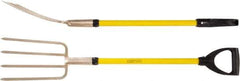 Ampco - Fork with 29" Straight Fiberglass Handle - 7" Blade Width, 4 Tines, 11-1/2" Tine Length - Apex Tool & Supply