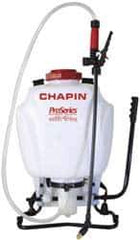 Chapin - 4 Gal Garden Backpack Sprayer - Reinforced Hose, Polyethylene Tank, For Industrial Applications - Apex Tool & Supply