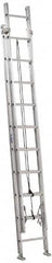 Louisville - 20' High, Type IA Rating, Aluminum Industrial Extension Ladder - Apex Tool & Supply