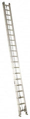 Louisville - 40' High, Type IA Rating, Aluminum Industrial Extension Ladder - Apex Tool & Supply