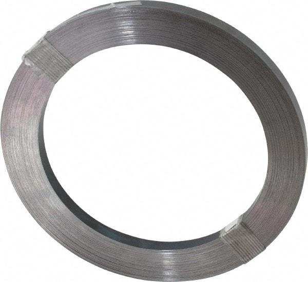 Value Collection - 1 Piece, 100 Ft. Long x 1/2 Inch Wide x 0.01 Inch Thick, Roll Shim Stock - Spring Steel - Apex Tool & Supply