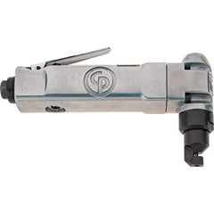 Chicago Pneumatic - 2,400 SPM, Pneumatic Power Nibbler - 16 (Steel) Gauge Cutting Capacity, 1/4 NPT Inlet, 15.5 CFM, 90 psi - Apex Tool & Supply