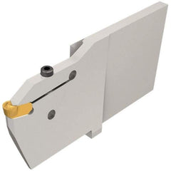 Iscar - 8" Groove Width, 80mm Max Depth of Cut, Left Hand Cut, CGFG Indexable Grooving Blade - GIMF, GIMM 8CC, GIMY, GIMY (Full Radius), GIMY-F Insert Style, Series Cut Grip - Apex Tool & Supply