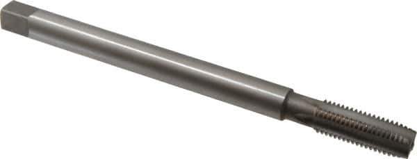 Hertel - 3/4-10 UNC, 4 Flute Plug Hand Pulley Tap - High Speed Steel, Bright Finish, H3 Thread Limit, 10" OAL - Apex Tool & Supply