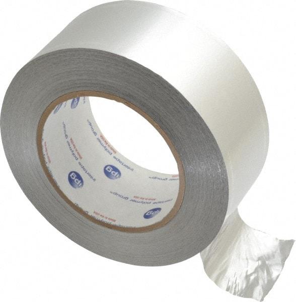 Intertape - 2" x 60 Yds Silver Foil Tape - 5 mil, Acrylic Adhesive, Aluminum Foil Backing, 28 Lb/ln Tensile Strength, -29.2°F to 325°F, Series ALF300 - Apex Tool & Supply