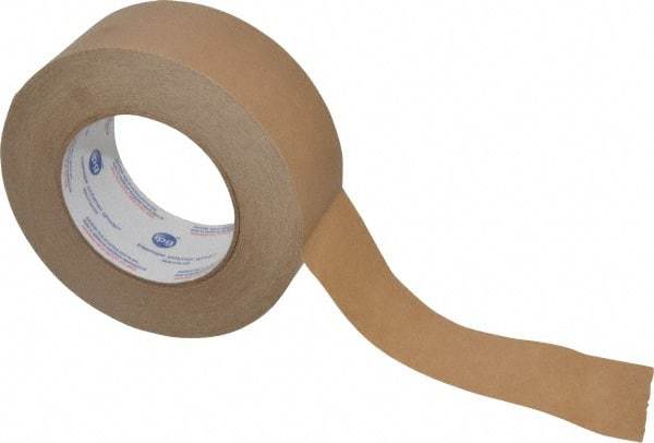 Intertape - 2" x 60 Yd Natural (Color) Rubber Adhesive Packaging Tape - Paper Backing, 7.2 mil Thick, 45 Lb Tensile Strength, Series 530 - Apex Tool & Supply