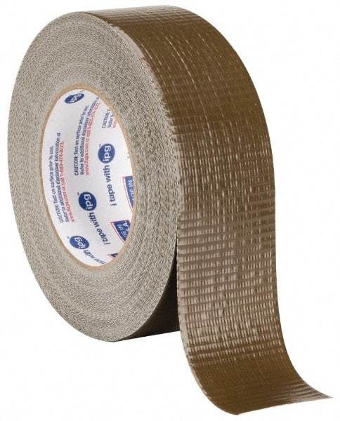 Intertape - 2" x 55m Green Duct Tape - 9 mil, Rubber Adhesive, Polyethylene Cloth Backing, 18 Lb/ln Tensile Strength, 32°F to 160°F, Series AC20 - Apex Tool & Supply