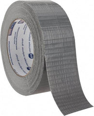 Intertape - 2" x 55 Yds Silver Duct Tape - 7 mil, Rubber Adhesive, Polyethylene Film Backing, 17 Lb/ln Tensile Strength, Series AC10 - Apex Tool & Supply