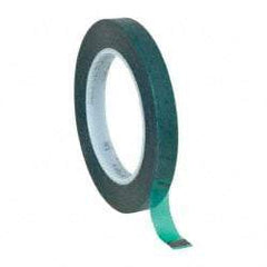 Intertape - 1/2" Wide x 72 Yd Long Green Polyester Film Masking Tape - Series 6215, 3.4 mil Thick, 50 In/Lb Tensile Strength - Apex Tool & Supply