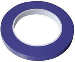 Intertape - 1/2" Wide x 36 Yd Long Blue Vinyl Masking Tape - Series FM71, 5.4 mil Thick, 14 In/Lb Tensile Strength - Apex Tool & Supply