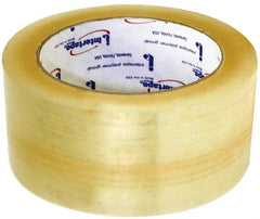 Intertape - 2" x 1640 Yd Clear Rubber Adhesive Sealing Tape - Polypropylene Film Backing, 1.85 mil Thick, 27 Lb Tensile Strength, Series 7100 - Apex Tool & Supply