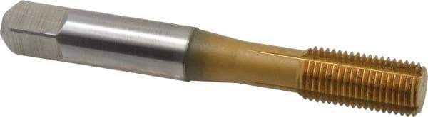 Accupro - 3/8-24 UNF H5 Thread Limit Bottoming Thread Forming Tap - Powdered Metal High Speed Steel, TiN Finish, 2-15/16" OAL - Apex Tool & Supply