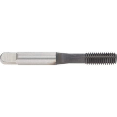 Accupro - M8x1.25 Metric Coarse D9 Thread Limit Bottoming Thread Forming Tap - Powdered Metal High Speed Steel, TiCN Finish, 2-23/32" OAL - Apex Tool & Supply