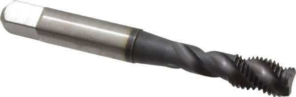 Accupro - 5/16-24 UNF 3 Flute 3B Modified Bottoming Spiral Flute Tap - Powdered Metal, TiCN Finish, 2-23/32" OAL, Right Hand Flute, Right Hand Thread, H3 - Apex Tool & Supply