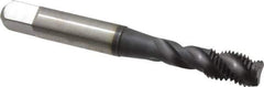 Accupro - 5/16-24 UNF 3 Flute 3B Modified Bottoming Spiral Flute Tap - Powdered Metal, TiCN Finish, 2-23/32" OAL, Right Hand Flute, Right Hand Thread, H3 - Apex Tool & Supply