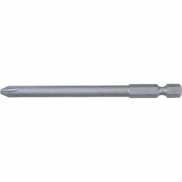 Wiha - #3 Power Bit - 1/4" Drive, 2-3/4" OAL - Apex Tool & Supply