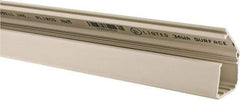Hubbell Wiring Device-Kellems - 1-1/2m Long x 1.04 Inch Deep x 1.38 Inch Wide, PVC Raceway - Snap On, 1 Channel, White - Apex Tool & Supply