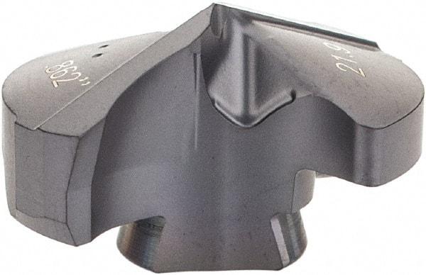 Iscar - Series IDI-SG, 0.862" Diam Grade IC908 140° Replaceable Drill Tip - Carbide, TiAlN Finish - Apex Tool & Supply
