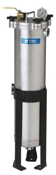 Pentair - 2 Inch, Aluminum, Bag Filter Housing - FNPT End Connection, 90 GPM Max Flow - Apex Tool & Supply