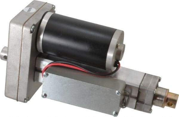 Duff-Norton - 4" Stroke Len, 25% Duty Cycle, 12 Volt, Linear Electromechanical Actuator with Limit Switch - DC Input, 0.37" per Second, 250 Lb Capacity - Apex Tool & Supply