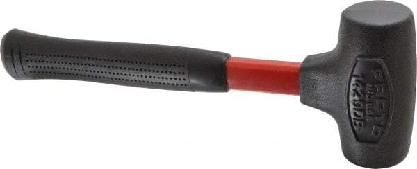 Proto - 16 oz Head 1-5/8" Face Diam Urethane Dead Blow Hammer - 12" OAL, Fiberglass Handle - Apex Tool & Supply