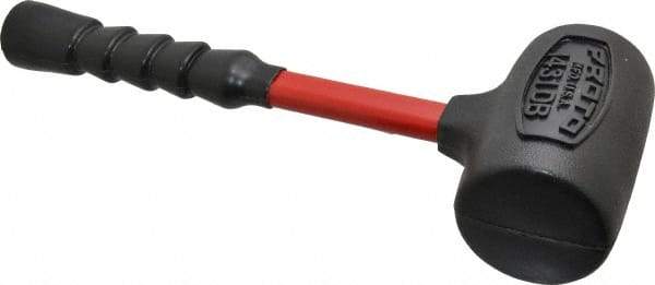 Proto - 64 oz Head 2-5/8" Face Diam Urethane Dead Blow Hammer - 14-3/8" OAL, Fiberglass Handle - Apex Tool & Supply