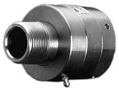 Duff-Norton - 2 NPT Right Hand Rotor Thread, 120" Body Length, Single Ball Bearing, High Pressure, Rotary Union - 80 Max RPM, 2,900 Max psi - Apex Tool & Supply