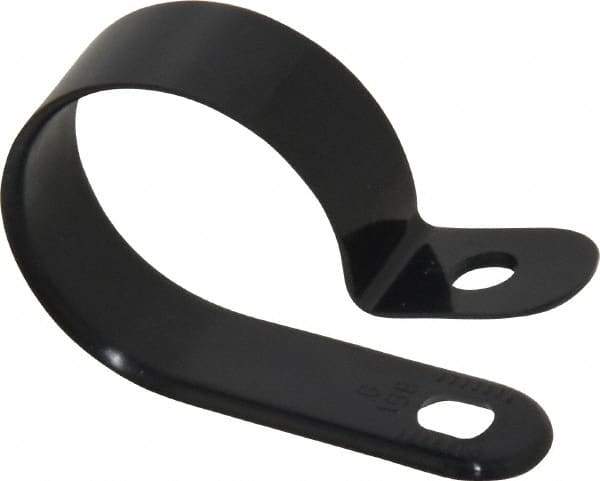 Value Collection - 27.28mm Bundle Diam, 0.181" Hole, Nylon Clamp - Black - Apex Tool & Supply