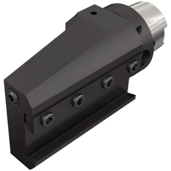 Iscar - 138mm Head Length, Modular Grooving Blade Holder Head - Left Hand Cut, System Size HSK A63WH, Through Coolant, Series ExchangeableHeads - Apex Tool & Supply