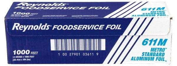 Reynolds - 12" Wide x 1,000' Long Aluminum Foil Roll - Use with Food Protection - Apex Tool & Supply