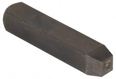 Made in USA - 3/16" Character Size, 5 Character, Heavy Duty Individual Steel Stamp - Steel, Number - Apex Tool & Supply