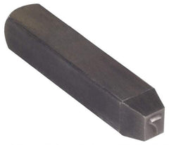 Made in USA - 3/16" Character Size, 7 Character, Heavy Duty Individual Steel Stamp - Steel, Number - Apex Tool & Supply