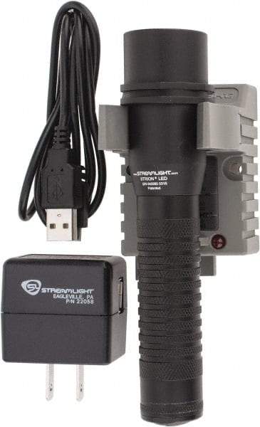 Streamlight - White LED Bulb, 260 Lumens, Industrial/Tactical Flashlight - Black Aluminum Body, 1 Lithium-Ion Battery Included - Apex Tool & Supply