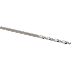 Guhring - 1.8mm 118° Solid Carbide Jobber Drill - Bright Finish, Right Hand Cut, Spiral Flute, Straight Shank, 46mm OAL, Faceted Point - Apex Tool & Supply